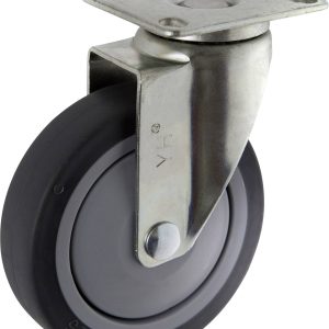 TOOLCRAFT TO-5137917 Kółko obrotowe TPR 100 mm z płytką montażową Maksymalne obciążenie: 65 kg TOOLCRAFT TO-5137917 Kółko obrotowe TPR 100 mm z płytką montażową Maksymalne obciążenie: 65 kg