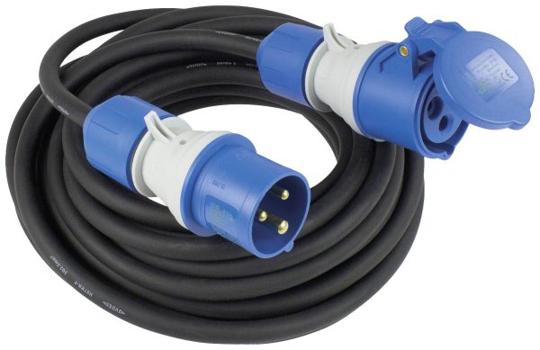 przedłużacz AS Schwabe 61407, H07RN-F 3G 2,5 mm², 230 V/16 A, 16 A, 10 m