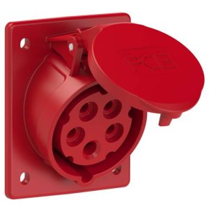 Gniazdo PCE 415-6tt ukośne, 400 V, 16 A, IP44 Gniazdo PCE 415-6tt ukośne, 400 V, 16 A, IP44