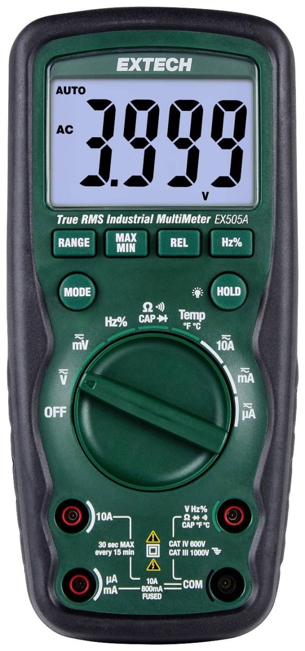 Multimetr cyfrowy Extech Extech EX505A, CAT IV 600 V