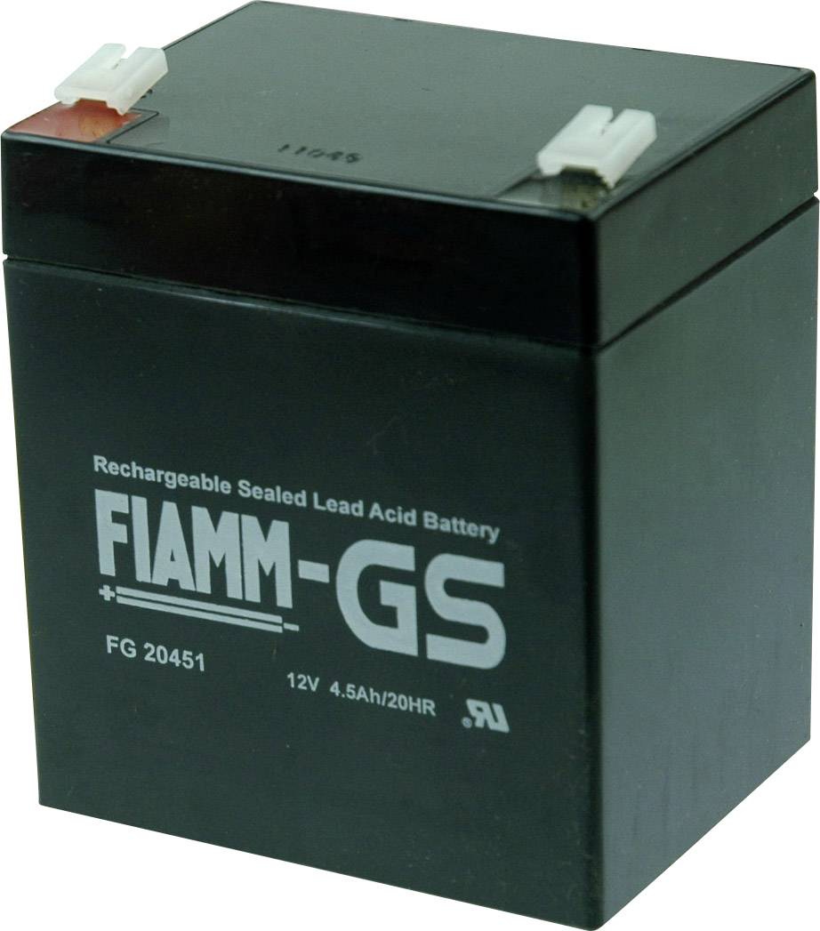 Akumulator ołowiowy Fiamm PB-12-4,5-4,8 FG20451, AGM, 12 V, 4.5 Ah - obrazek 1
