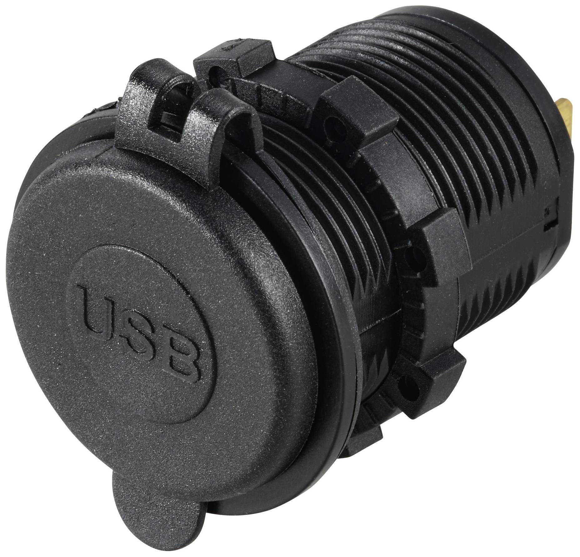 Podwójne gniazdo USB 12-24V 4,8A z osłoną ochronną VOLTCRAFT VC-2USB4,8A 12/24 V - obrazek 1