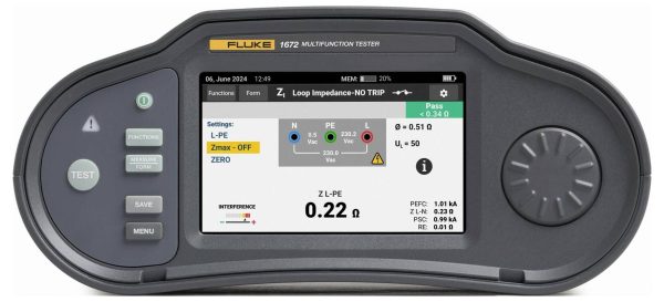 Tester instalacji Fluke Fluke 1672 CH
