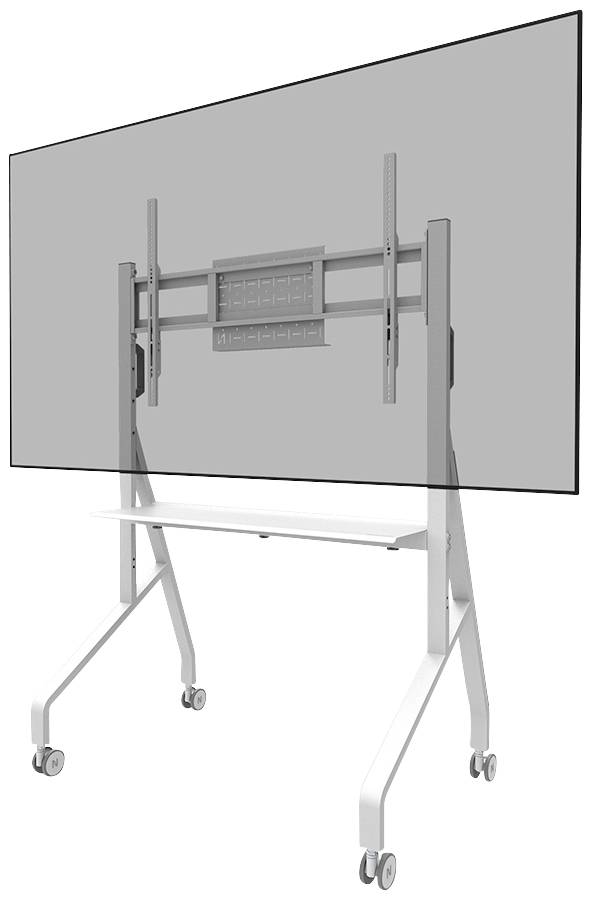 Neomounts FL50-525WH1 Stojak na kółkach do telewizora 139,7 cm (55″) – 215,9 cm (85″) z regulowaną wysokością