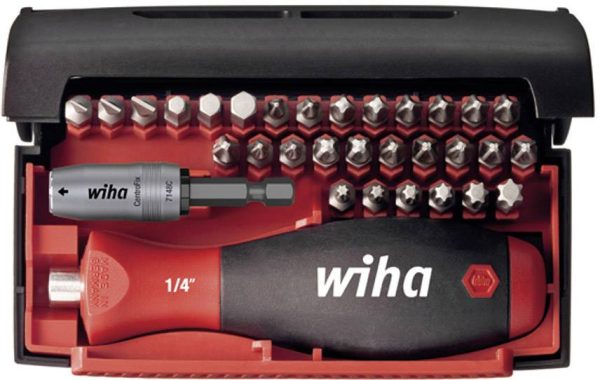 Bity Wiha Wiha 34686, 12,5 cm, 382 g, Black,Red, Schwarz/Rot 34686 1 szt. płaski, krzyżakowy Phillips, krzyżakowy Pozidr