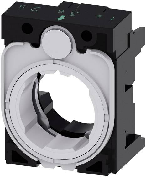 Siemens 3SU1500-0AA10-0AA0 3SU15000AA100AA0 Uchwyt 3 x (S x W) 30 mm x 40 mm szary, czarny 1 szt.