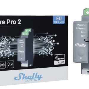 Shelly Shelly Qubino Wave PRO 2 Przekaźnik na szynę DIN Z-Wave Shelly Shelly Qubino Wave PRO 2 Przekaźnik na szynę DIN Z-Wave