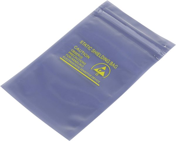 Torba ESD TRU COMPONENTS 1570970, (D x S) 127 mm x 76 mm, 109 – 1011 Ω