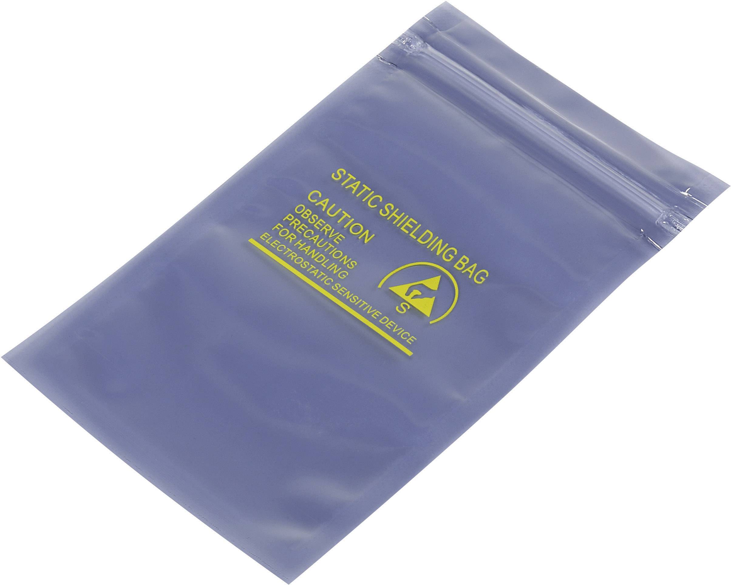Torba ESD TRU COMPONENTS 1570970, (D x S) 127 mm x 76 mm, 109 - 1011 Ω - obrazek 1