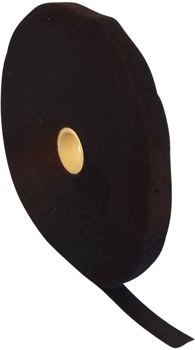 Taśma rzepowa do wiązania element z pętelkami i haczykami (D x S) 25000 mm x 10 mm czarny FASTECH® T0601099991125 25 m - obrazek 1
