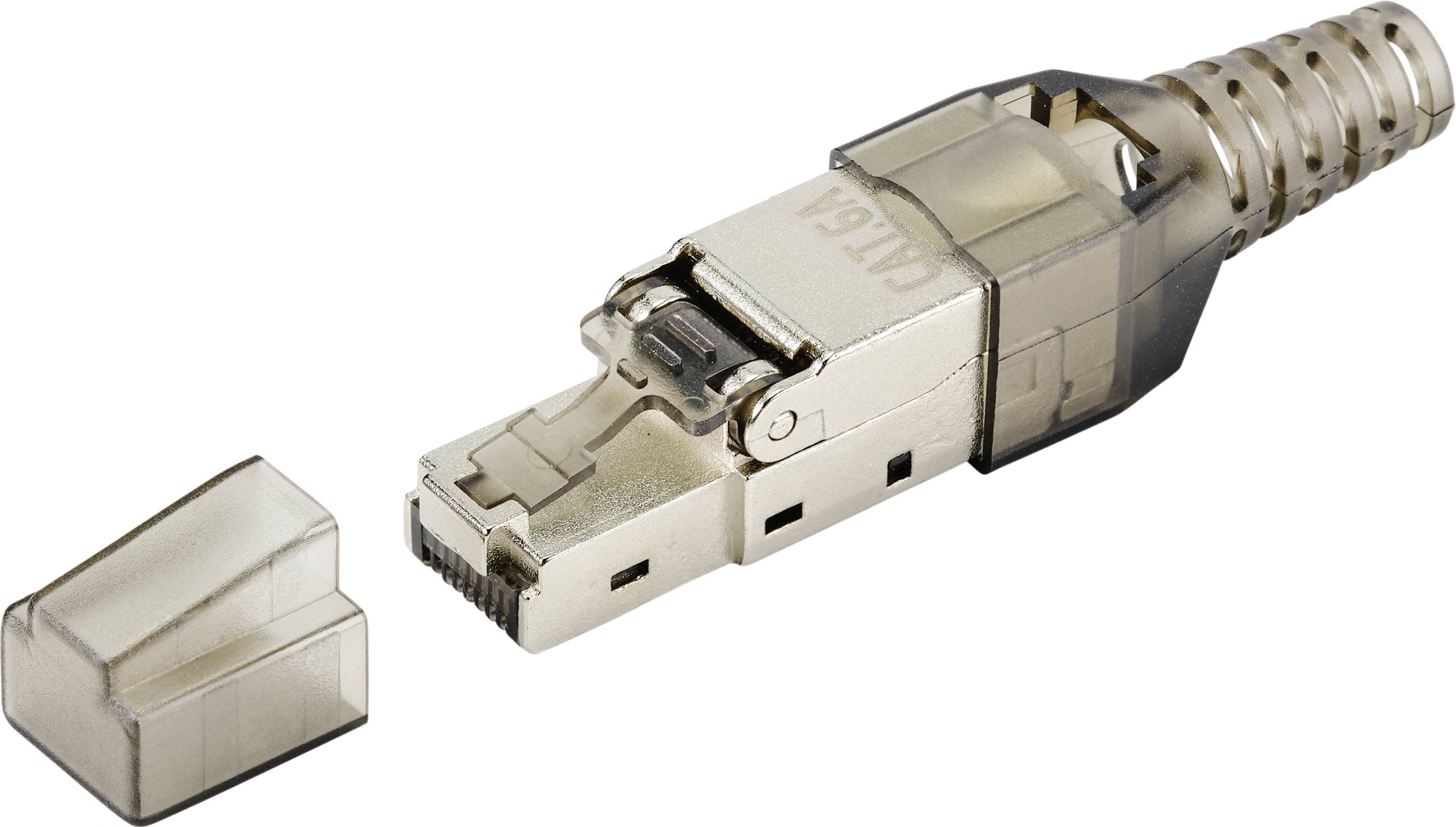złącze męskie proste RJ45 TRU COMPONENTS TC-9554648 1 szt. - obrazek 1