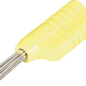 Listwa pin, męska złącze męskie proste Średnica pina: 4 mm żółty Schnepp S 4041 S 1 szt. Listwa pin, męska złącze męskie proste Średnica pina: 4 mm żółty Schnepp S 4041 S 1 szt.