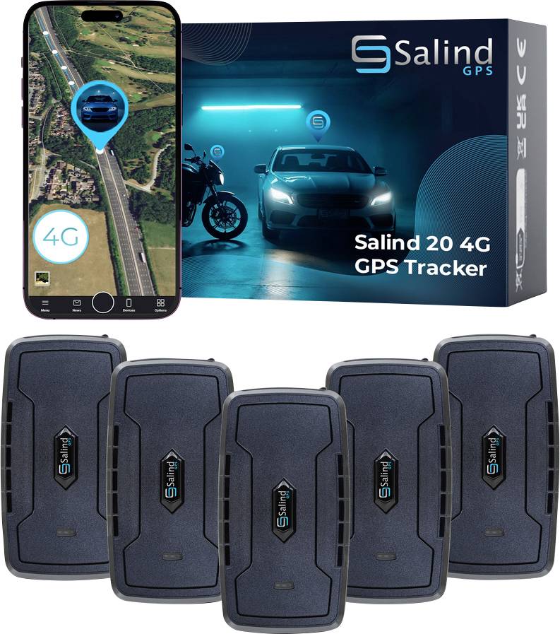 Salind GPS SALIND 20 4G Nadajnik GPS śledzenie pojazdu czarny 1 szt. - obrazek 1