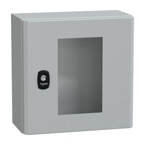 Schneider Electric PanelSeT S3DB NSYS3D3315T Szafka instalacyjna 300 x 300 x 150 stal szary 1 szt. Schneider Electric PanelSeT S3DB NSYS3D3315T Szafka instalacyjna 300 x 300 x 150 stal szary 1 szt.