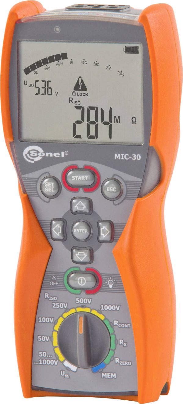 Miernik rezystancji izolacji Sonel MIC-30 Kalibracja (ISO)