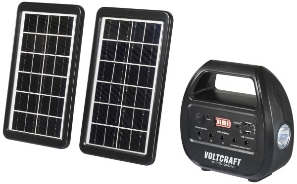 Powerbank solarny VOLTCRAFT VC-PS15000-Solar Maksymalny prąd ładowania 0.51 A 3 W 15000 mAh