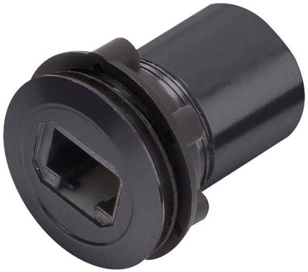 TRU COMPONENTS RJ45-02-BK złącze żeńskie do wbudowania RJ45 TRU COMPONENTS RJ45-02-BK 1417397 złącze żeńskie do wbudowan