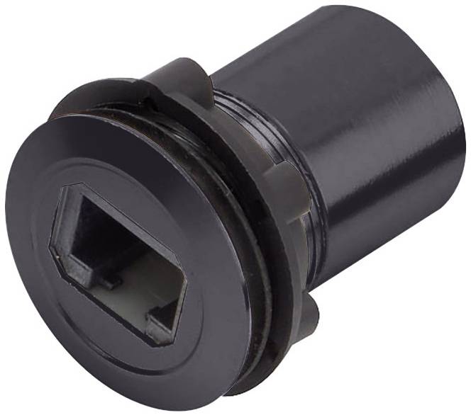 TRU COMPONENTS RJ45-02-BK złącze żeńskie do wbudowania RJ45 TRU COMPONENTS RJ45-02-BK 1417397 złącze żeńskie do wbudowan - obrazek 1