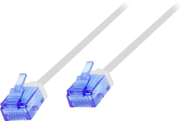 kabel LAN LogiLink CQ3001U, 1 szt., RJ45, CAT 6a, U/UTP, 0.15 m, biały