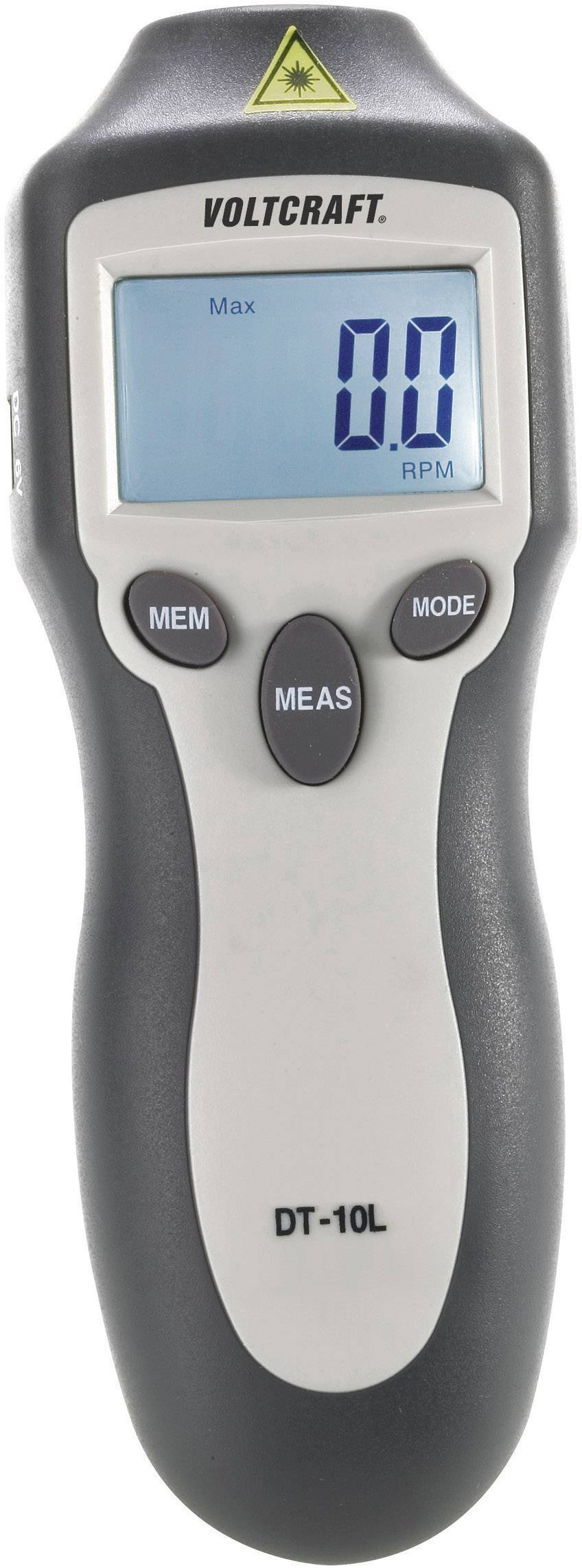 Tachometr laserowy Voltcraft DT-10L, 2 - 99 999 obr/min - obrazek 1