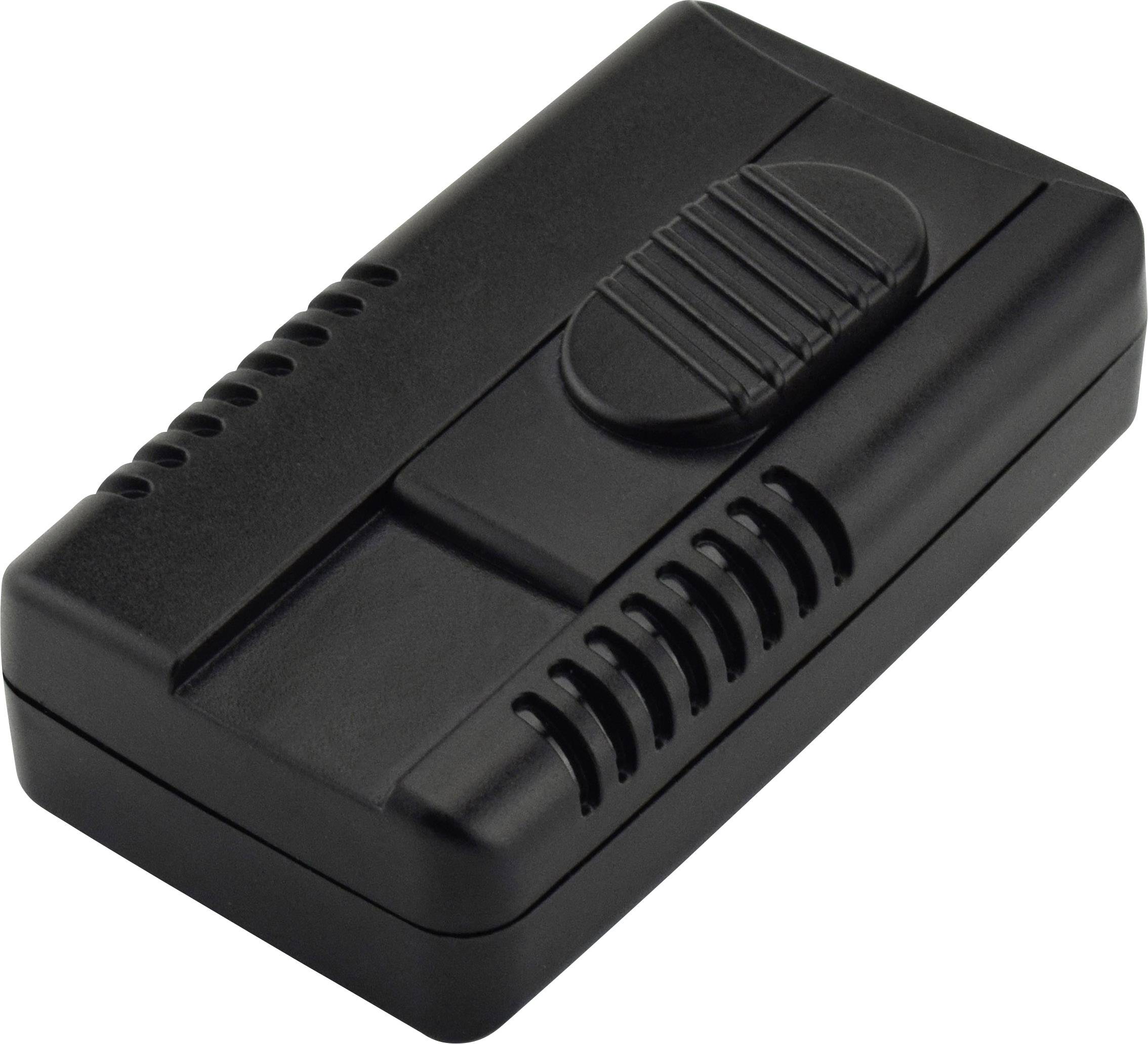 TRU COMPONENTS TC-6647532 Ściemniacz przewodowy czarny Minimalna moc przełączania 60 W Maksymalna moc przełączania 300 W - obrazek 1