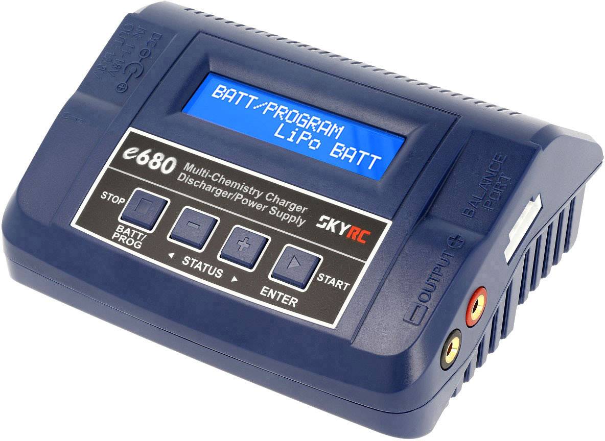 Ładowarka modelarska wielofunkcyjna SKYRC e680 8 A LiPo, LiFePO, LiIon, LiHV, NiMH, NiCd, Akumulator ołowiowy - obrazek 1