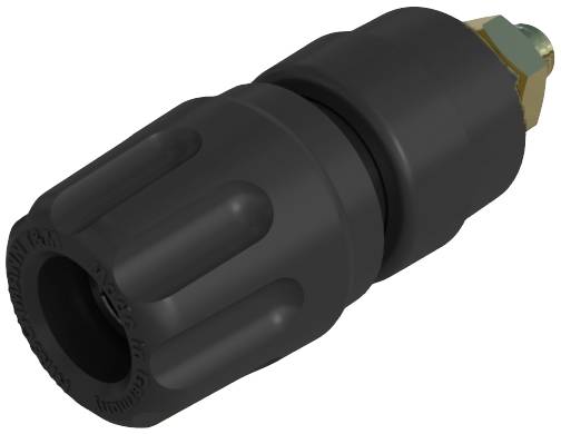 Zacisk biegunowy czarny 35 A Hirschmann Test & Measurement PKI 10 A Au 1 szt.