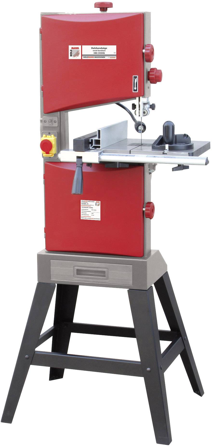 Piła taśmowa Holzmann Maschinen HBS245HQ Głębokość cięcia (maks.) 152 mm 230 V 375 W Długość brzeszczota 1826 mm - obrazek 1