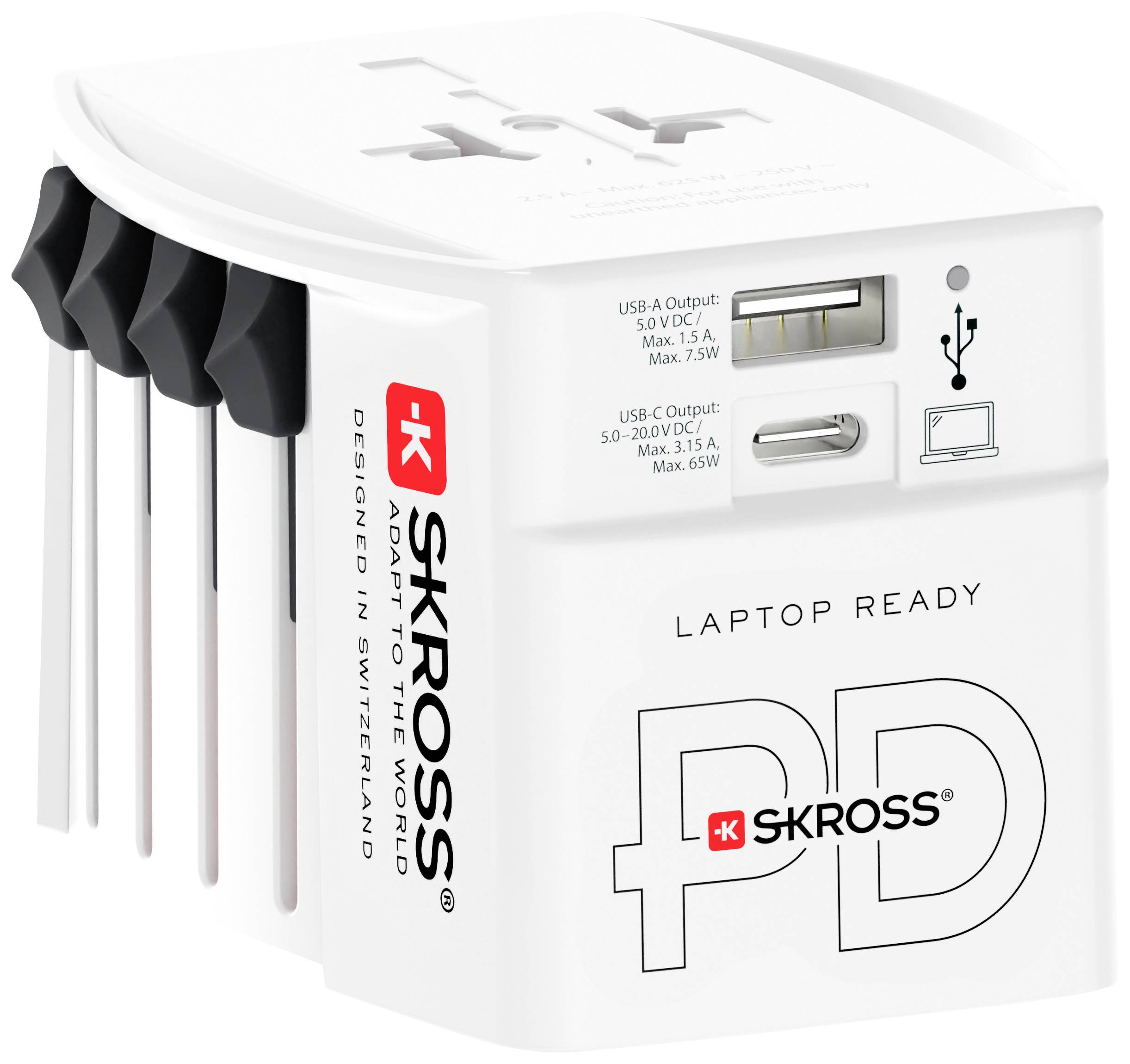 Adapter podróżny Skross 1302976 MUV AC65PD - obrazek 1
