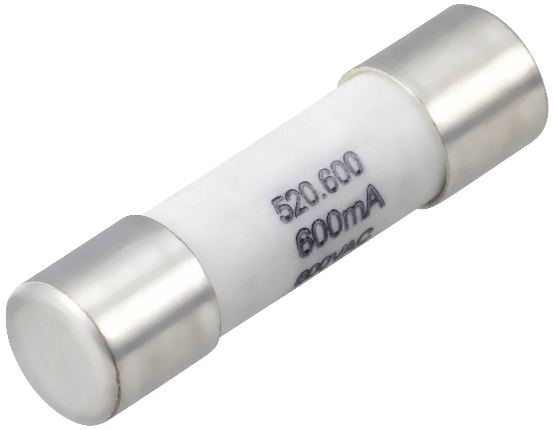 VOLTCRAFT VC 191 Fuse Bezpiecznik do multimetru (Ø x D) 5 mm x 20 mm 600 mA 600 V/AC, 500 V/DC szybki -F- Zawartość 1 sz - obrazek 1