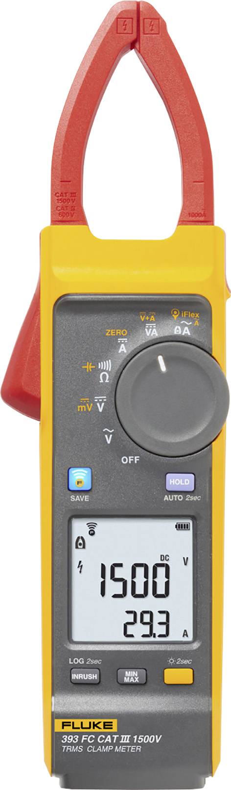 Fluke 393 FC iFlex Miernik cęgowy cyfrowy rejestrator danych, IP54 CAT III 1500 V