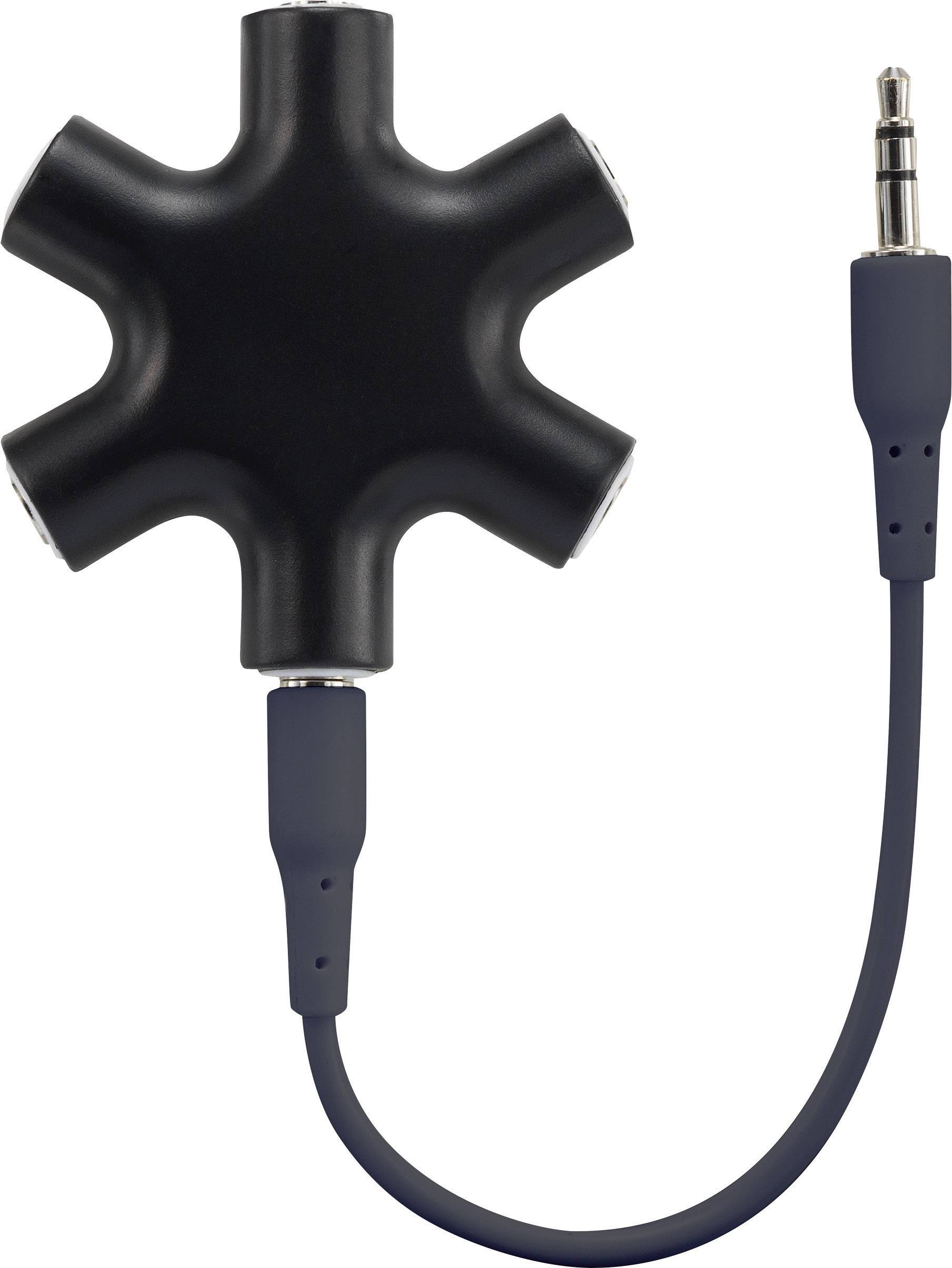 Audio adapter Y SpeaKa Professional SP-7870556, Jack, 18 cm - obrazek 1