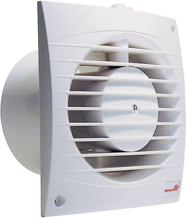 Wentylator ścienno-sufitowy, 14 W, 295 m3/h, 2500 rpm, 140×140 mm, biały