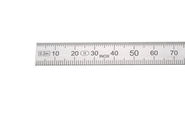 Przymiar liniowy HELIOS PREISSER biegsamer Stahlmaßstab 150mm 13×0,5mm VA DIN2968 0460221