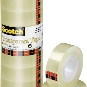 Taśma klejąca Scotch Scotch® 550 5501933 5501933 (D x S) 33 m x 19 mm 33 m 8 szt. Taśma klejąca Scotch Scotch® 550 5501933 5501933 (D x S) 33 m x 19 mm 33 m 8 szt.