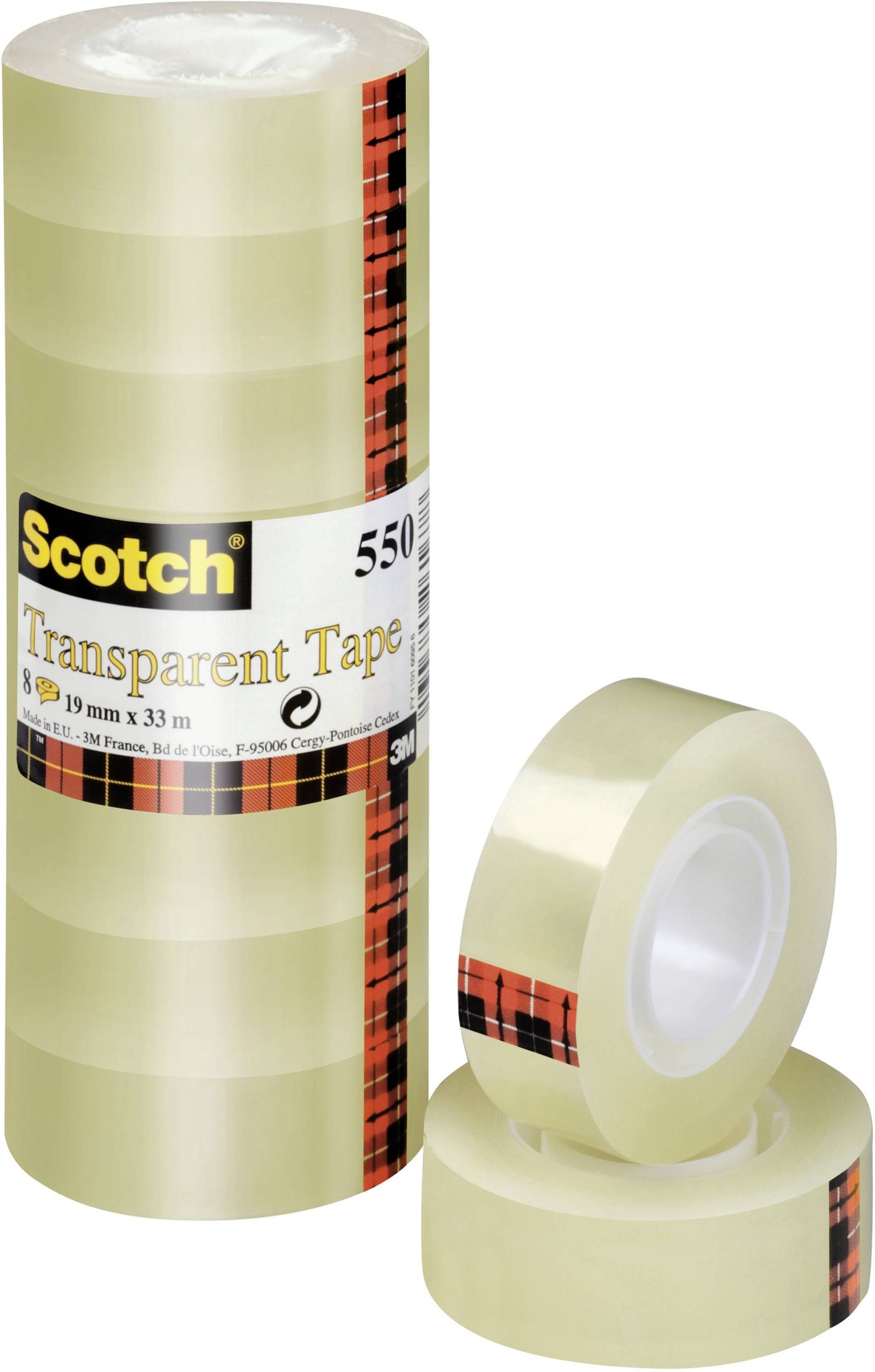 Taśma klejąca Scotch Scotch® 550 5501933 5501933 (D x S) 33 m x 19 mm 33 m 8 szt. - obrazek 1