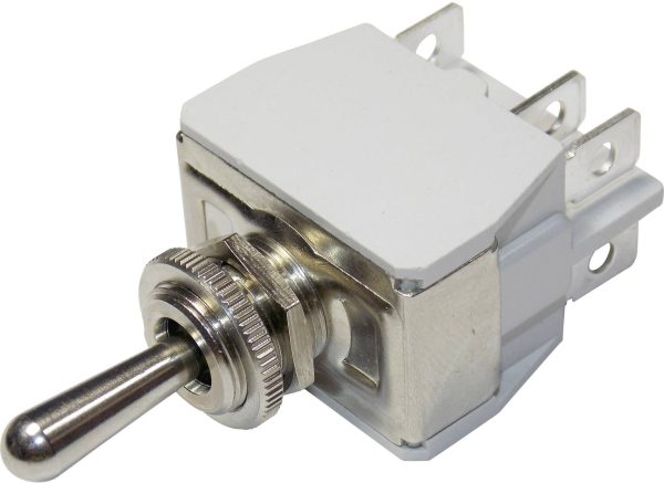 APEM 6-641H/2 Przełącznik dźwigienkowy 6-641H/2, 2 x wył/wł, 250 V/AC, 6 A, 1 szt.