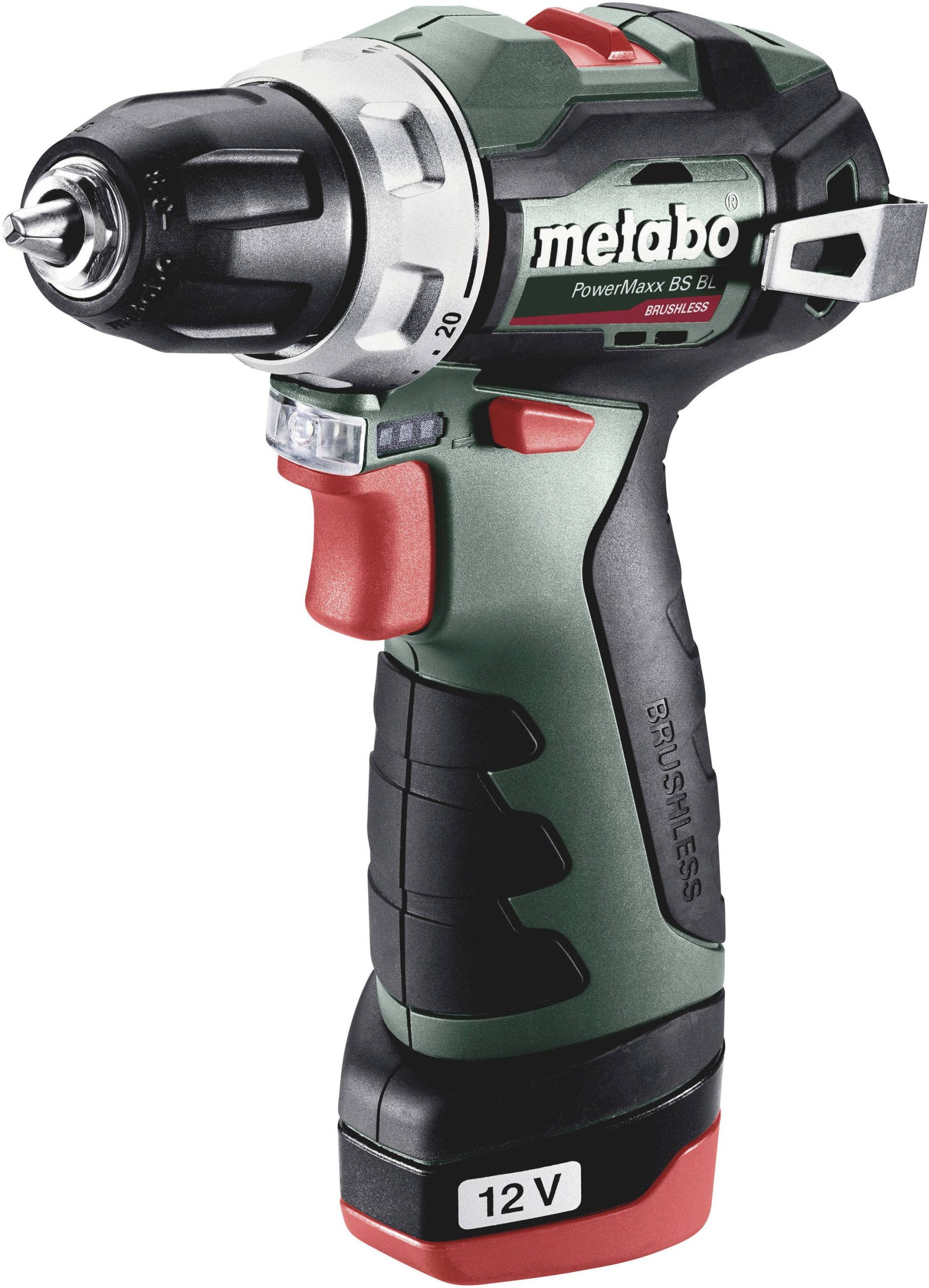 Wiertarko-wkrętarka akumulatorowa Metabo PowerMaxx BS BL 601721500 12 V 2 Ah zaw. 2 akumulatory - obrazek 1