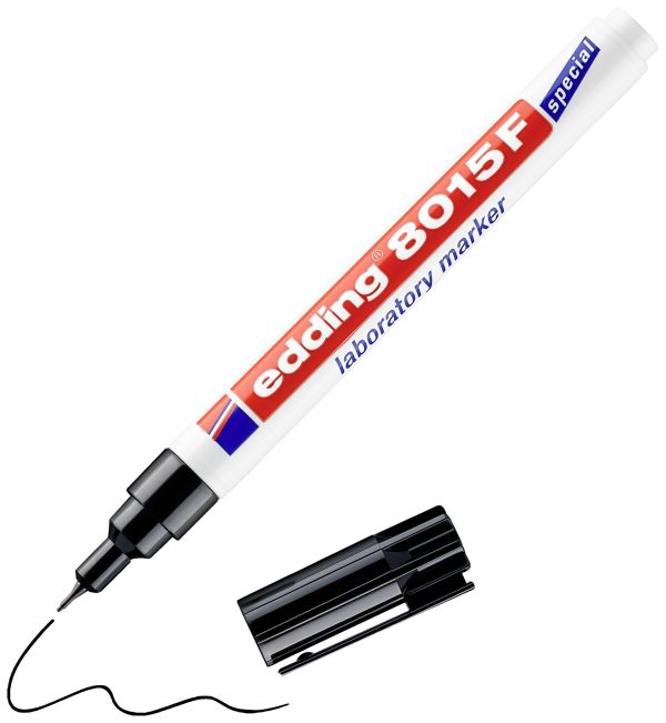 Edding 8015F 4-8015 Marker laboratoryjny czarny Wodoodporny: Tak