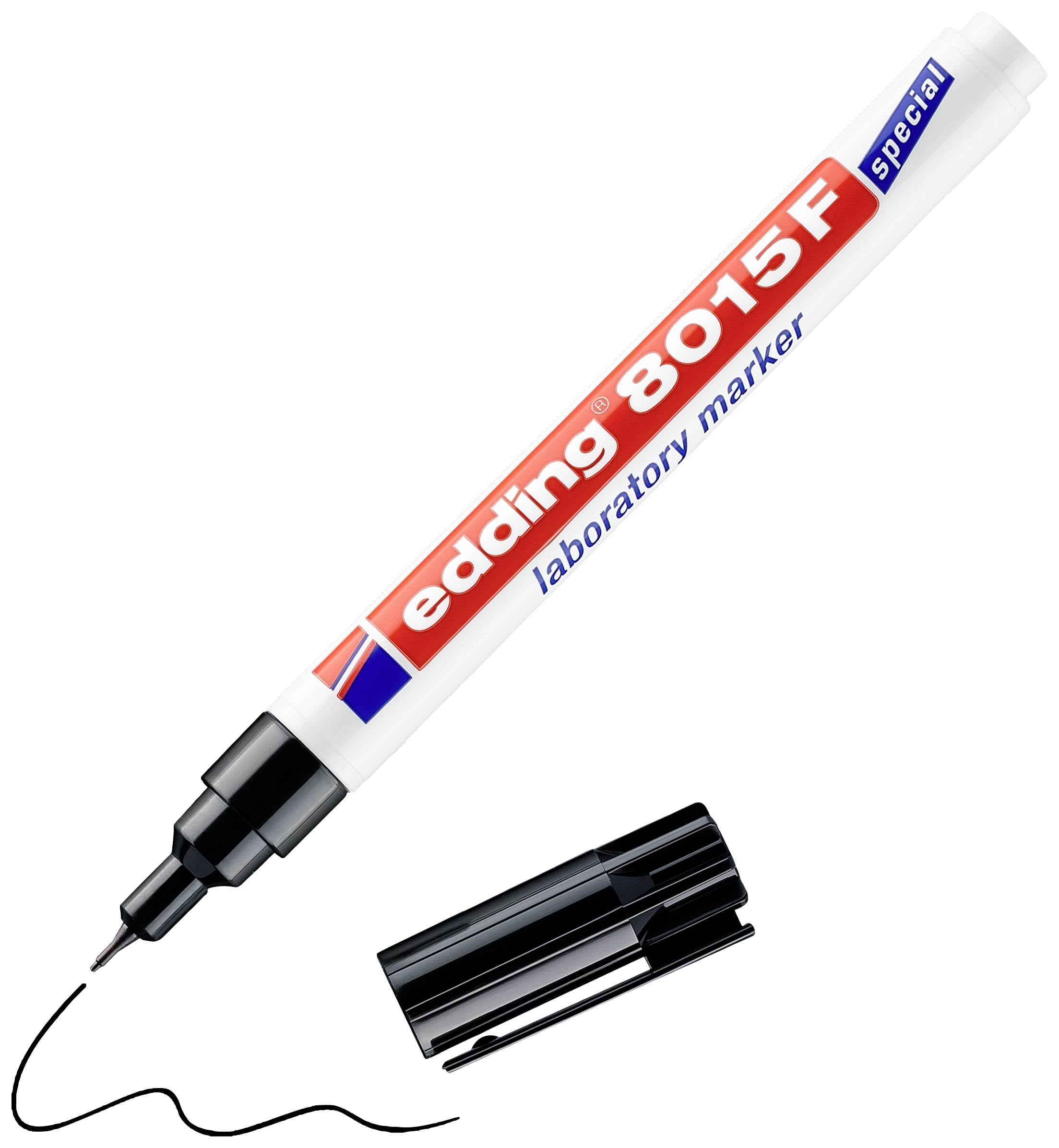 Edding 8015F 4-8015 Marker laboratoryjny czarny Wodoodporny: Tak - obrazek 1