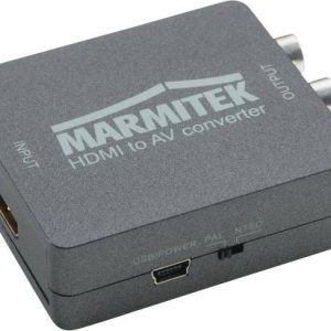 konwerter HDMI, RCA/Cinch Marmitek 25008263, [1x złącze żeńskie HDMI – 3x złącze żeńskie RCA/cinch]