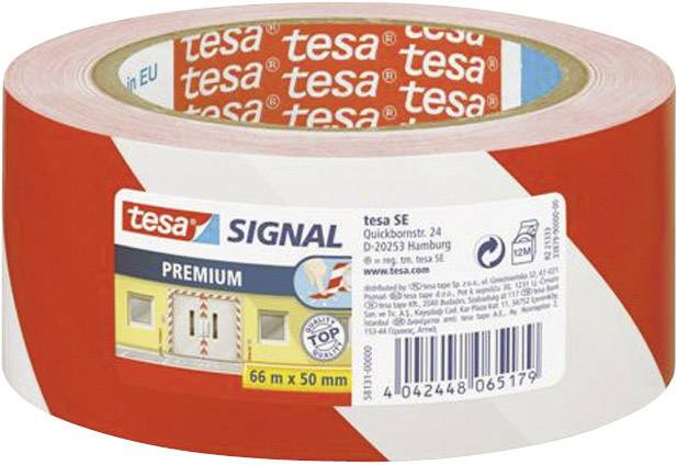 Taśma ostrzegawcza tesa tesa® SIGNAL 58131-00000-01, (D x S) 66 m x 50 mm, 66 m, 1 szt. - obrazek 1