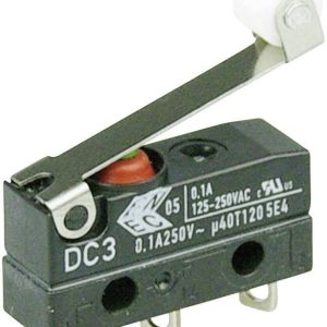 Mikroprzełącznik DC3C-A1RC 250 V/AC 0.1 A 1 x wł/(wł) ZF IP67 chwilowy 1 szt. Mikroprzełącznik DC3C-A1RC 250 V/AC 0.1 A 1 x wł/(wł) ZF IP67 chwilowy 1 szt.