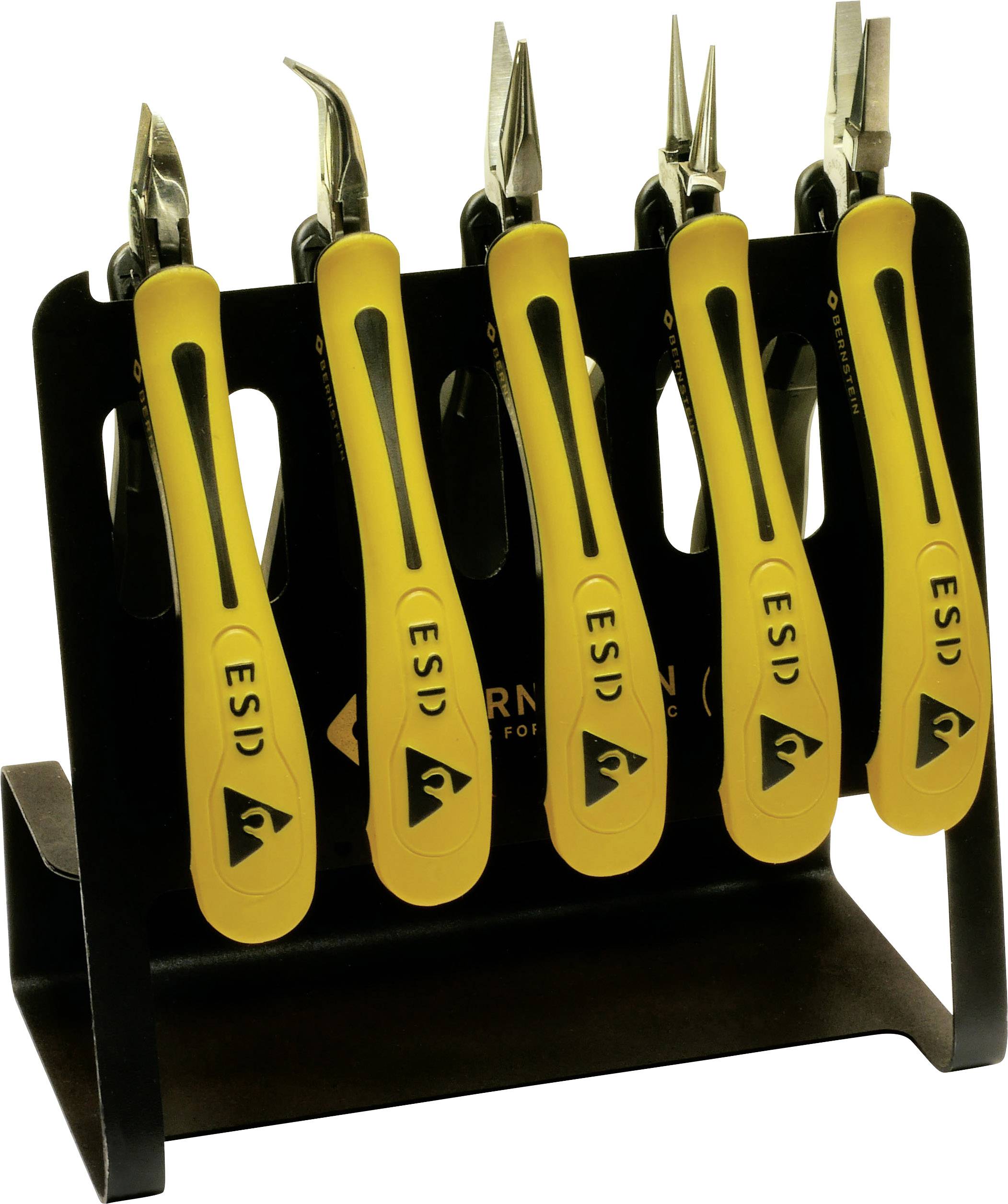 Zestaw szczypiec BERNSTEIN Tools for Electronics 3-650-V 3-650-V, ESD, 5 szt. - obrazek 1