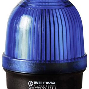 Werma Signaltechnik Sygnalizator świetlny 200.500.00 200.500.00 niebieski światło ciągłe 12 V/AC, 12 V/DC, 24 V/AC, 24 V