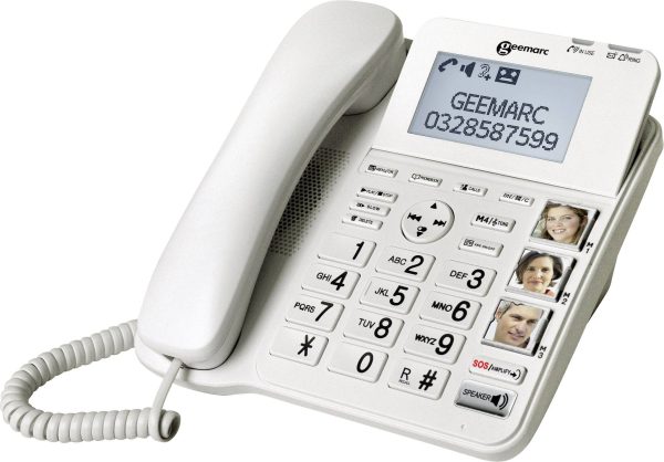 Telefon przewodowy dla seniorów Geemarc CL595