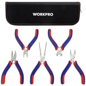 Zestaw mini szczypiec WorkPro WP201015, produkt uniwersalny, 5 szt. Zestaw mini szczypiec WorkPro WP201015, produkt uniwersalny, 5 szt.