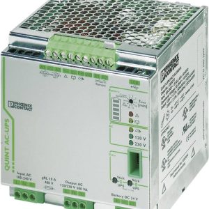 Zasilacz UPS na szynę DIN Phoenix Contact QUINT-UPS/ 1AC/1AC/500VA, 120 V/AC / 230 V/AC, 120 V/AC / 230 V/AC, 5.2 A Zasilacz UPS na szynę DIN Phoenix Contact QUINT-UPS/ 1AC/1AC/500VA, 120 V/AC / 230 V/AC, 120 V/AC / 230 V/AC, 5.2 A