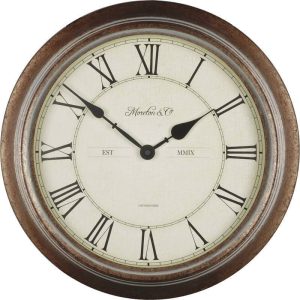 Techno Line WT 7006 Kwarcowy Zegar ścienny 36 cm x 70 mm drewno odpowiedni do wilgotnych pomieszczeń Techno Line WT 7006 Kwarcowy Zegar ścienny 36 cm x 70 mm drewno odpowiedni do wilgotnych pomieszczeń