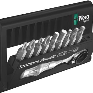 Zestaw bitów z grzechotką Wera BC BR 9 05073645001 Zestaw bitów z grzechotką Wera BC BR 9 05073645001